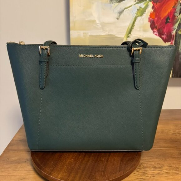 NWOT Michael Kors Hunter Green - Picture 1 of 4